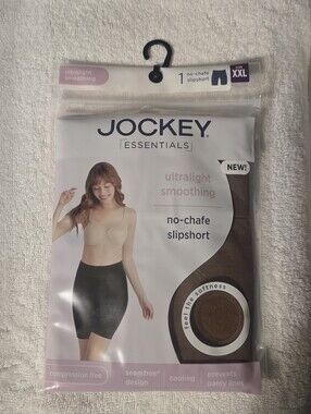 Jockey Essentials No-Chafe Slipshort in Brown